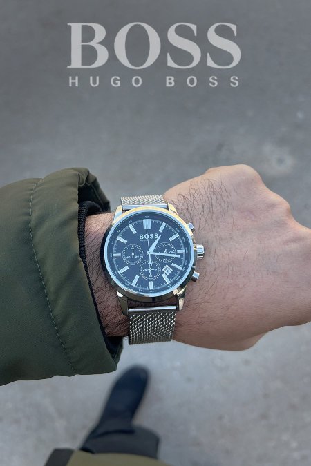 ساعة - Hugo Boss الشبابية / شامل علبة و كيس 